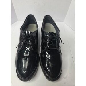 Men's Black Patent Derby Shoes - Classic Formal Oxfords